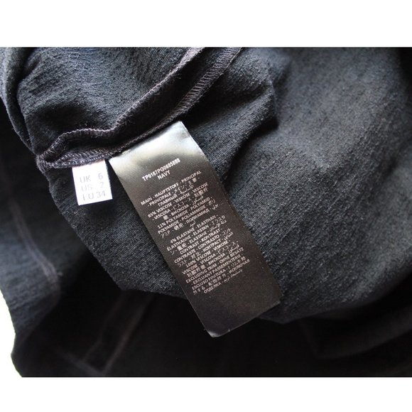 J.W Anderson Ring-Pull Long Sleeve Top / US 2 / Maglie Blue Chenille Flared Cuff - Picture 12 of 12